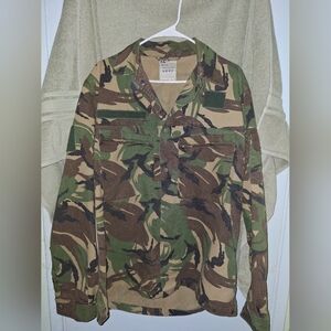 Camouflage Military Shirt Jacket